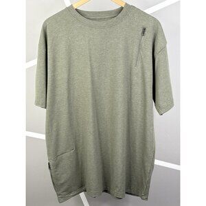 SCOTTeVEST TEC Performance T-Shirt Zip Pockets SS Olive Green Men’s Large